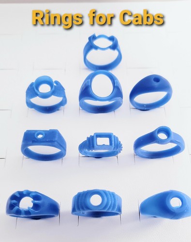 Lot rings for cabs wax - lot, of