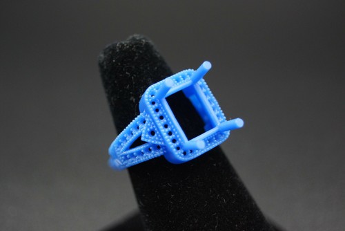 Women emerald ring mold - emerald,