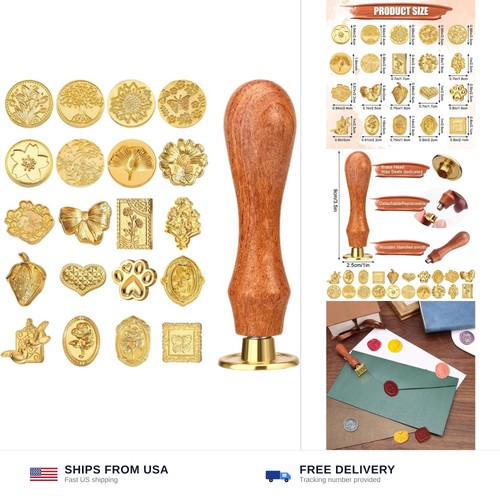 Wax seal stamp kit - , 21pcs