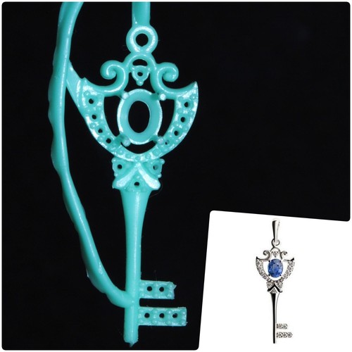 Key pendant wax - pc,