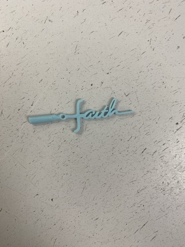 Faith pendant wax - wax, pattern