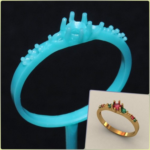 Pcs ring wax patterns for - ring,