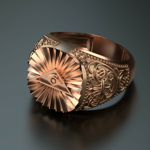 Men ring wax patterns - 1, men's