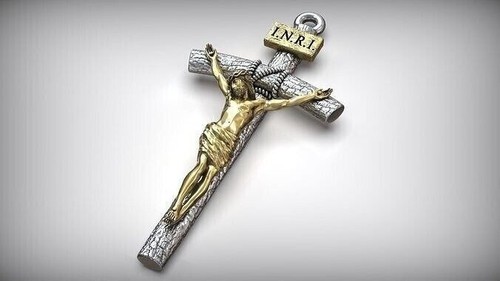Crucifix wax pattern for lost