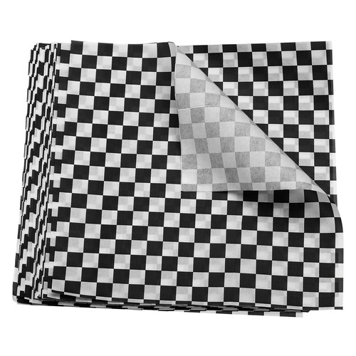 100pcs square checkered - 100pcs,