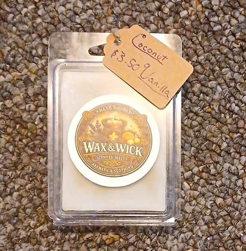 Wax wick coconut - wick, vanilla