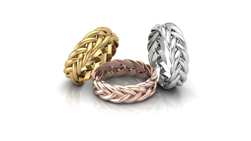 Braided band wax pattern for - braided,